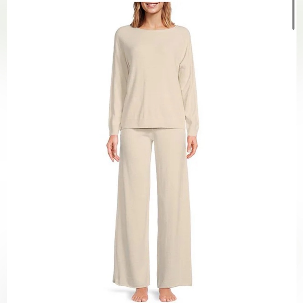 Barefoot Dreams CozyChic Ultra Lite Lounge Set – Large – Sand Dune NWT